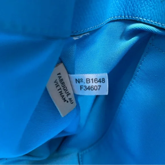 Coach Crossgrain Leather Margot Carryall Shoulder Bag Crossbody Sky Blue F34607 - Picture 16 of 16